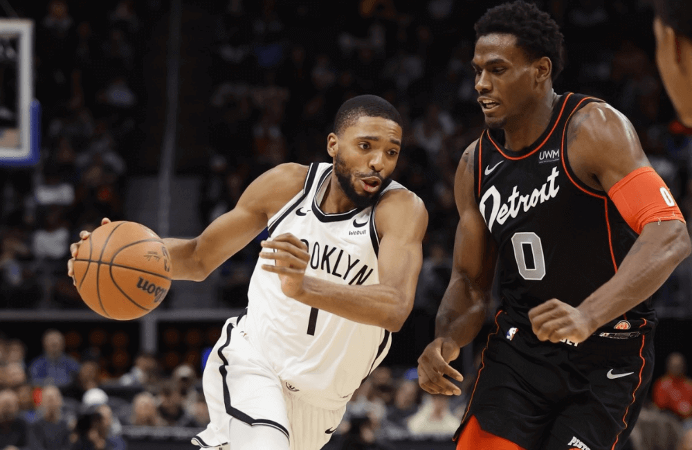 Mikal Bridges fue importante en el triunfo ante los Detroit Pistons.