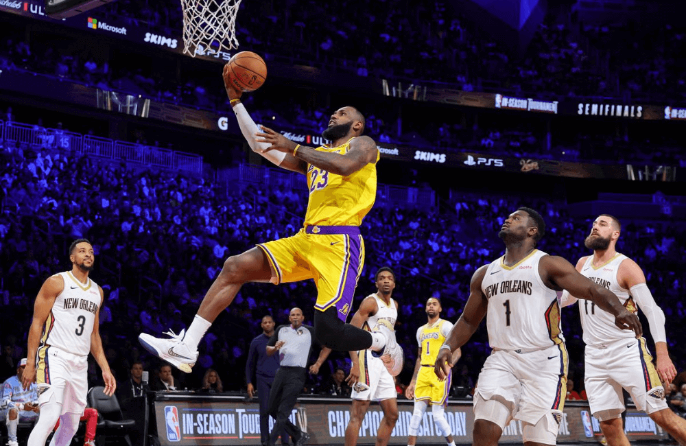 Lebron James lidera a los Lakers a la final del NBA In-Season Tournament.