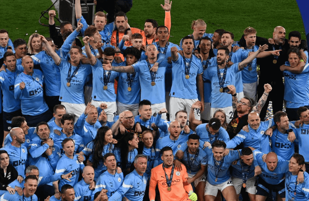 El Manchester City fue el mejor club en este año 2023.