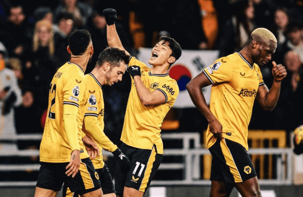 Hwang Hee-Chan marcó el único gol en el triunfo de Wolves ante el Burnley.