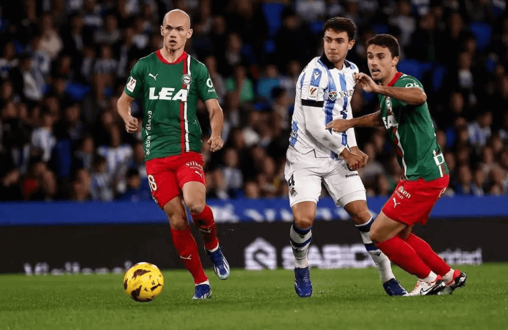 Real Sociedad y Alavés, sumaron un punro cada uno.