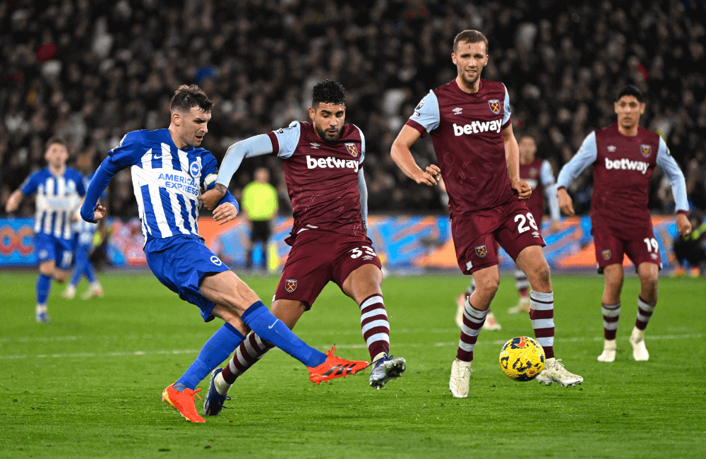 West Ham y Brighton, cerraron la fecha en la Premier League.