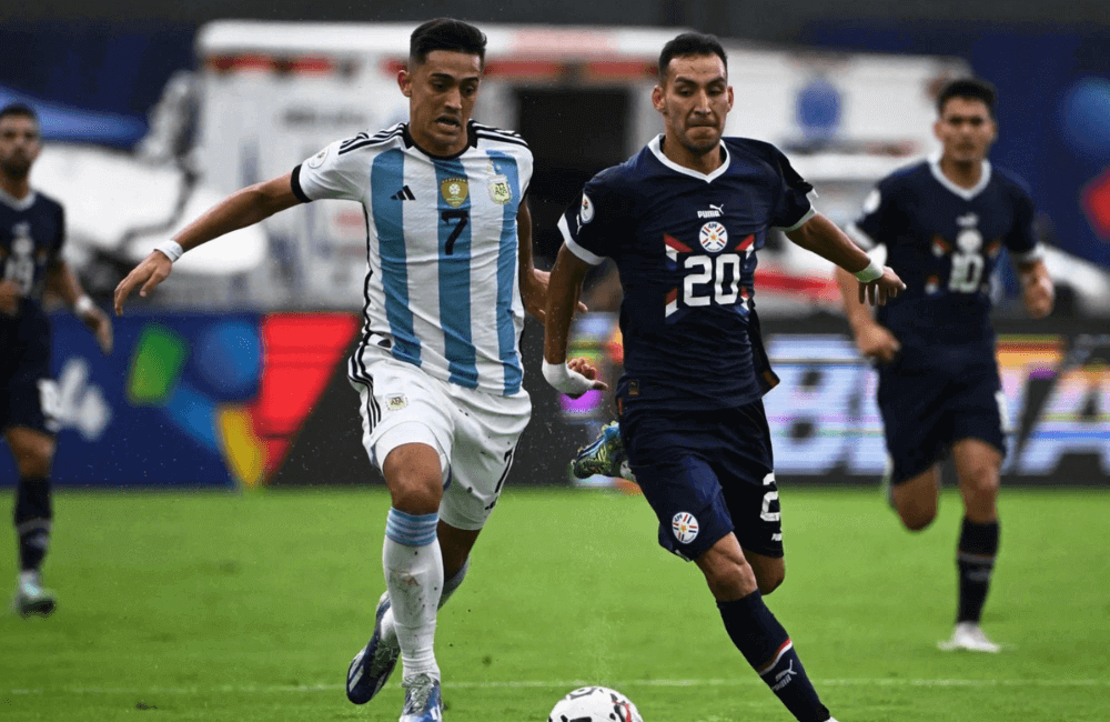Argentina y Paraguay, firmaron el empate en Caracas.