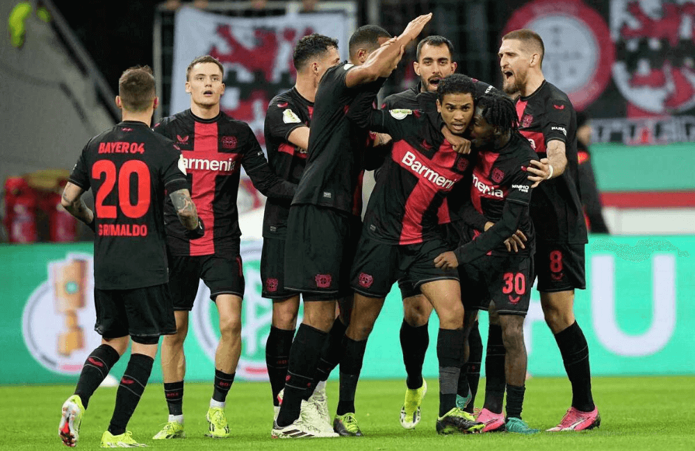 Bayer Leverkusen está en semifinales de la Copa Alemana.