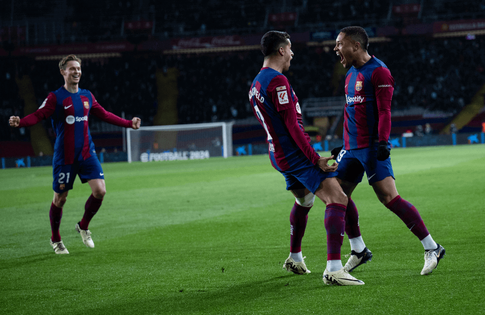 Vítor Roque se estrenó como goleador en el FC Barcelona.