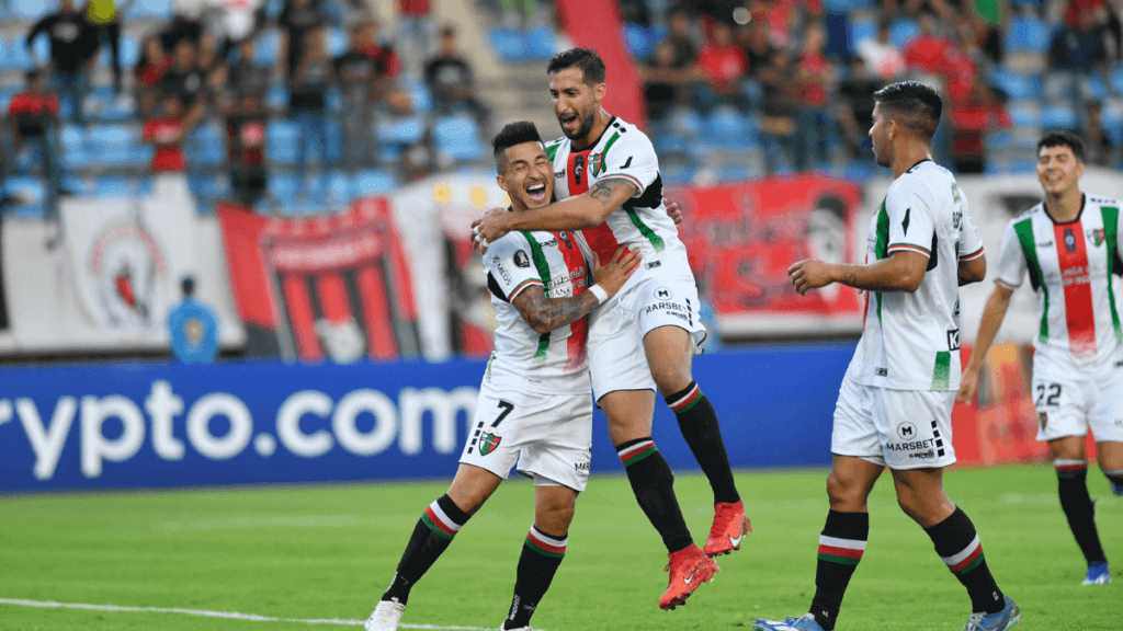 Palestino debutó con victoria en la Copa Libertadores.