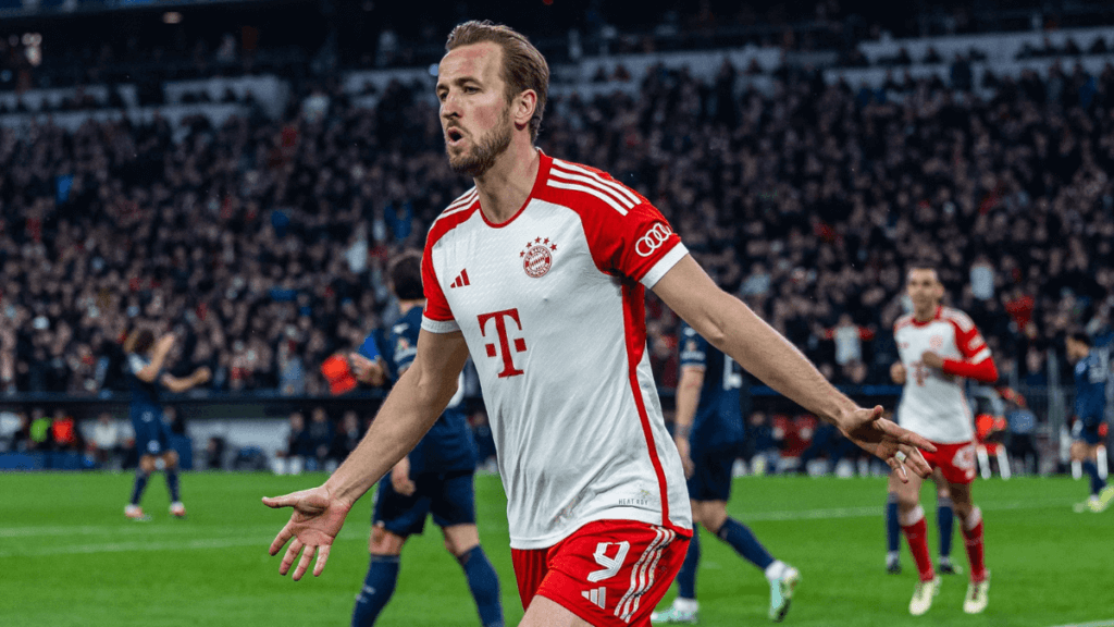 Harry Kane, lideró la remontada del Bayern Múnich en la Champions League.