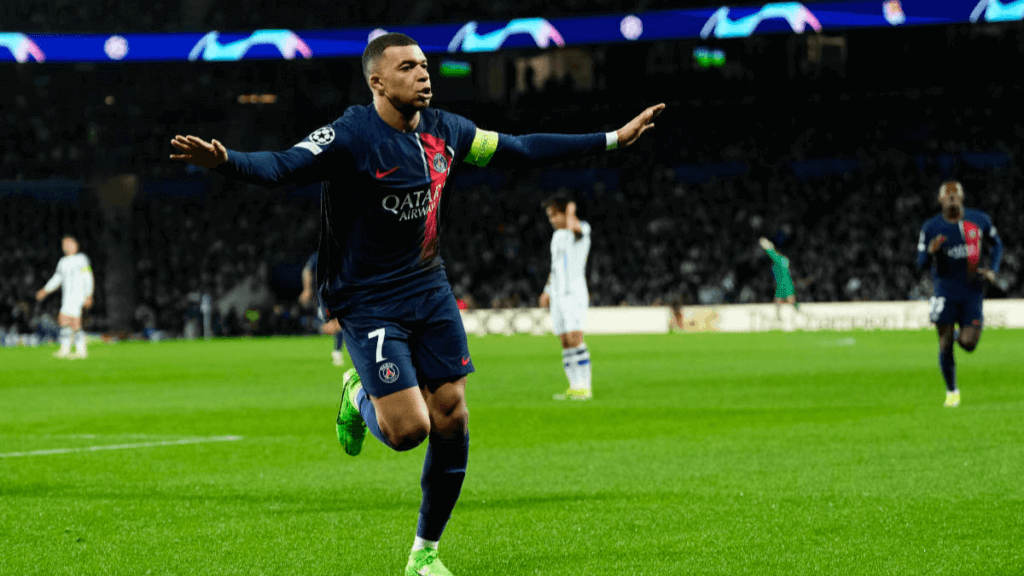 Kylian Mbappé, decisivo en la Champions League con el PSG.