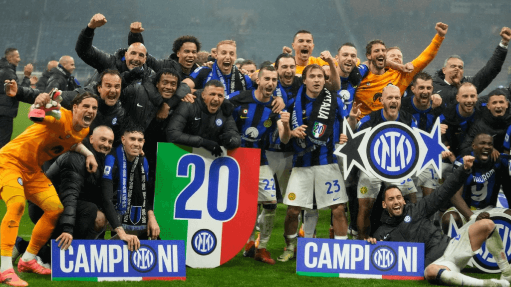 Inter de Milán, llegó a 20 campeonatos en la Serie A.