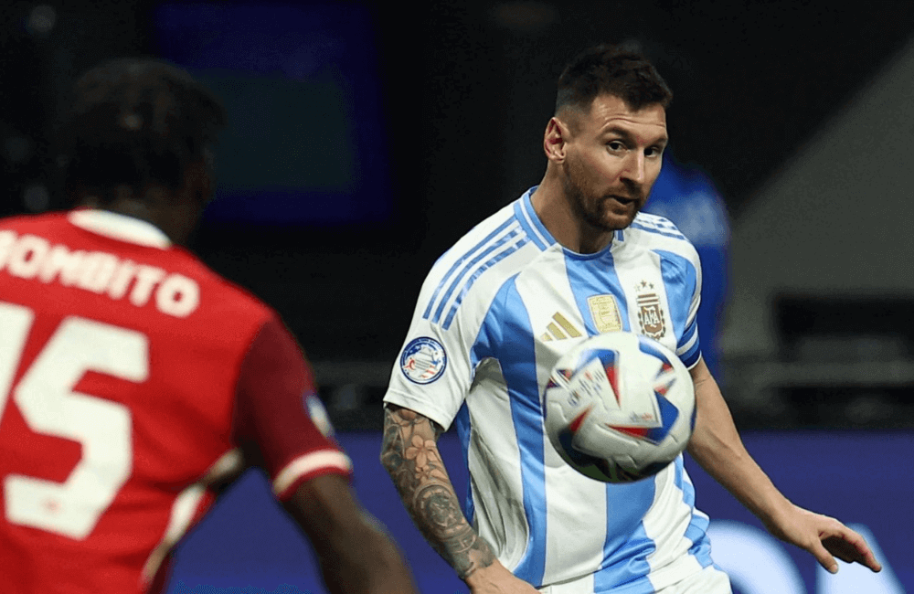 Lionel Messi rompe el récord de más partidos jugados en la Conmebol Copa América.