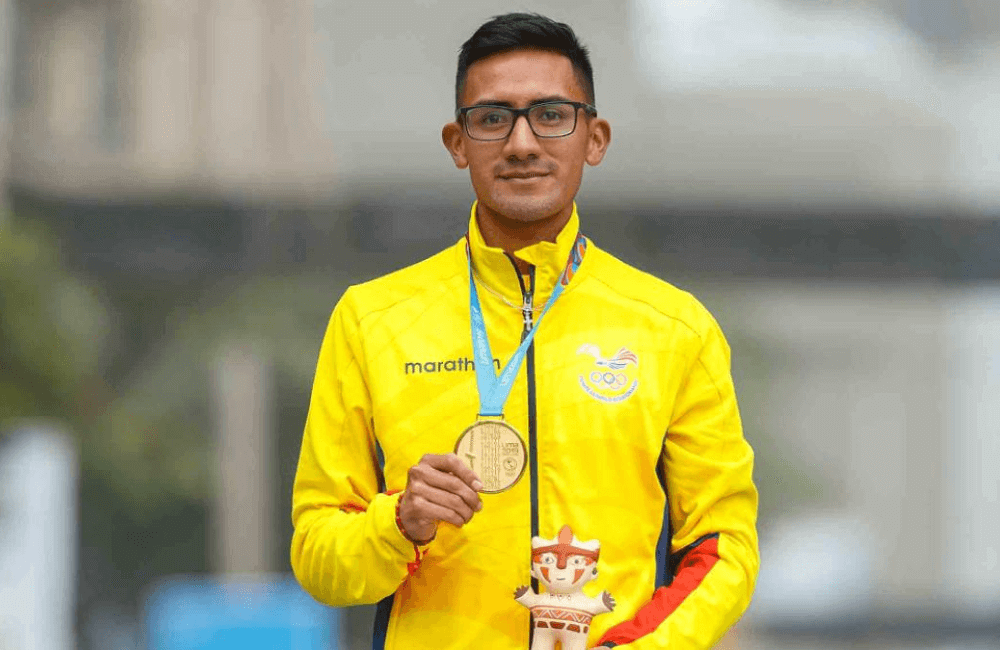 Daniel Pintado dejó en alto el nombre de Ecuador al obtener la medalla de oro en los 20 km en marcha.