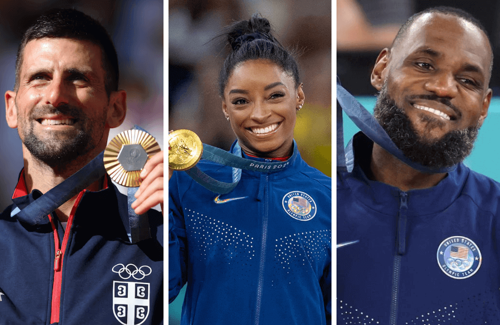 Novak Djokovic, Simone Biles y LeBron James fueron algunos de los atletas más destacados en los Juegos Olímpicos París 2024.