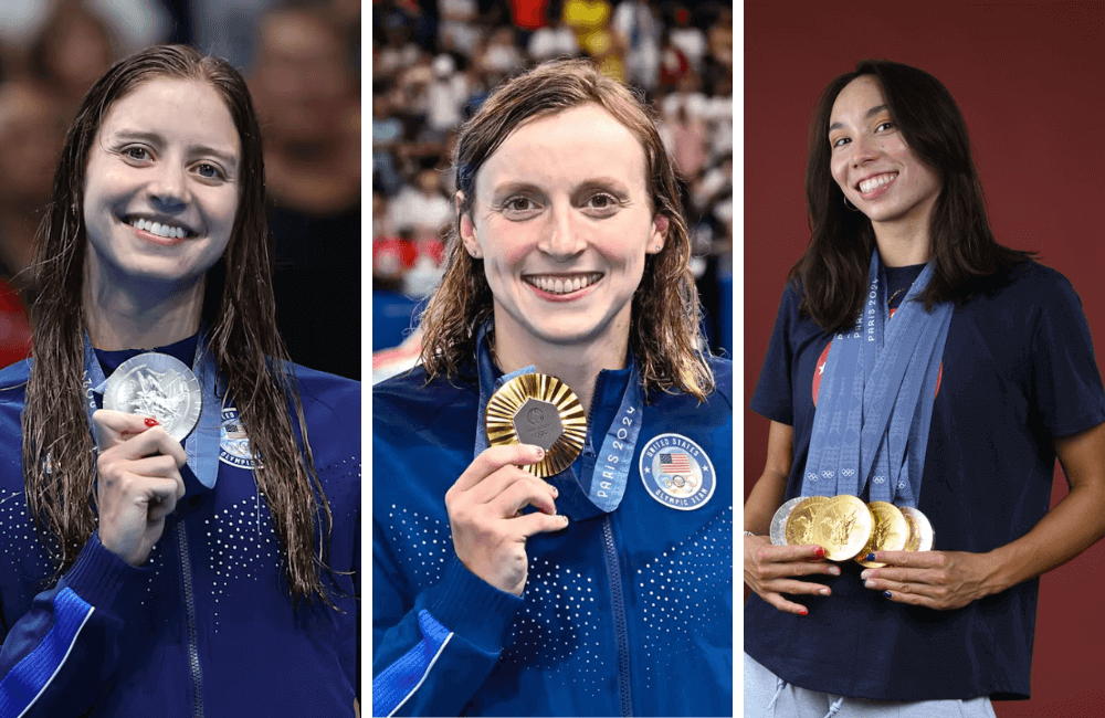 Por Estados Unidos, Katie Ledecky,Kate Douglas y Torri Huske tuvieron actuaciones memorables.