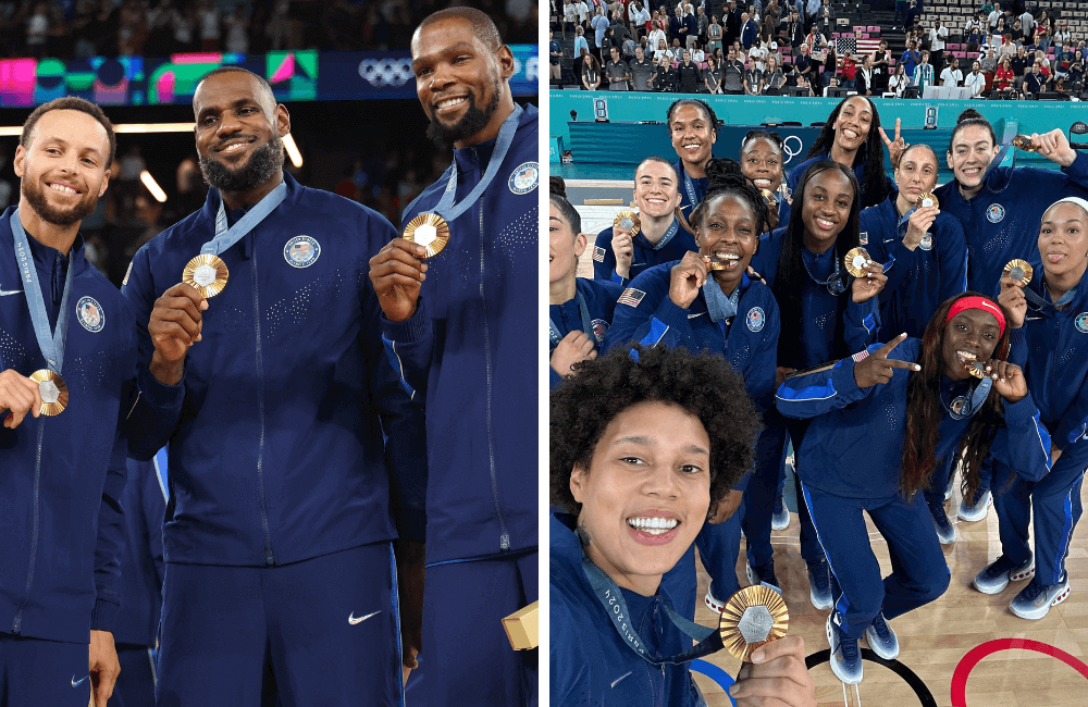 El Team USA conquistó el oro tanto en el baloncesto masculino como femenino de los Juegos Olímpicos.