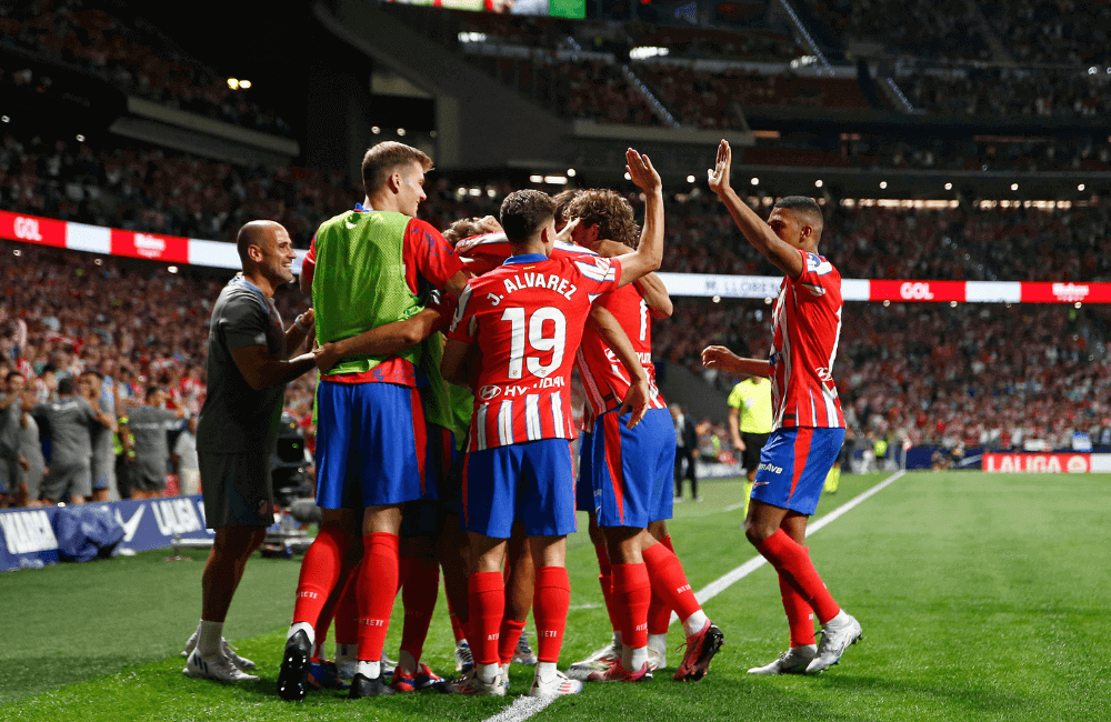 Antoine Griezmann, Marcos Llorente y Koke Resurrección marcaron en el triunfo del Atlético de Madrid.