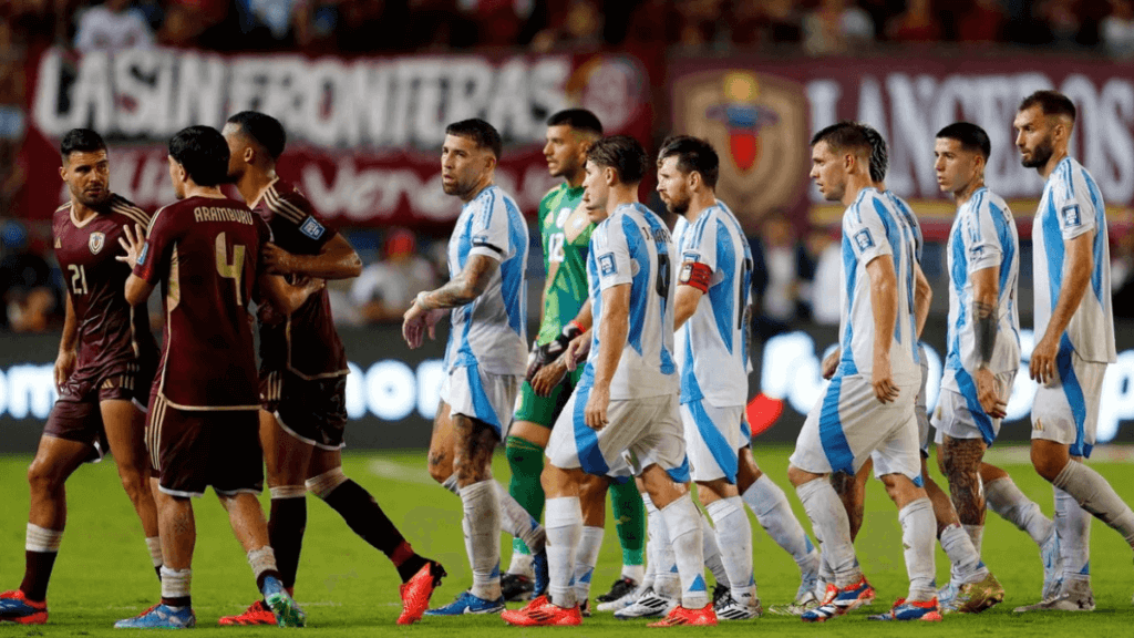 Venezuela rescató un punto ante Argentina tras empatar en las Eliminatorias.