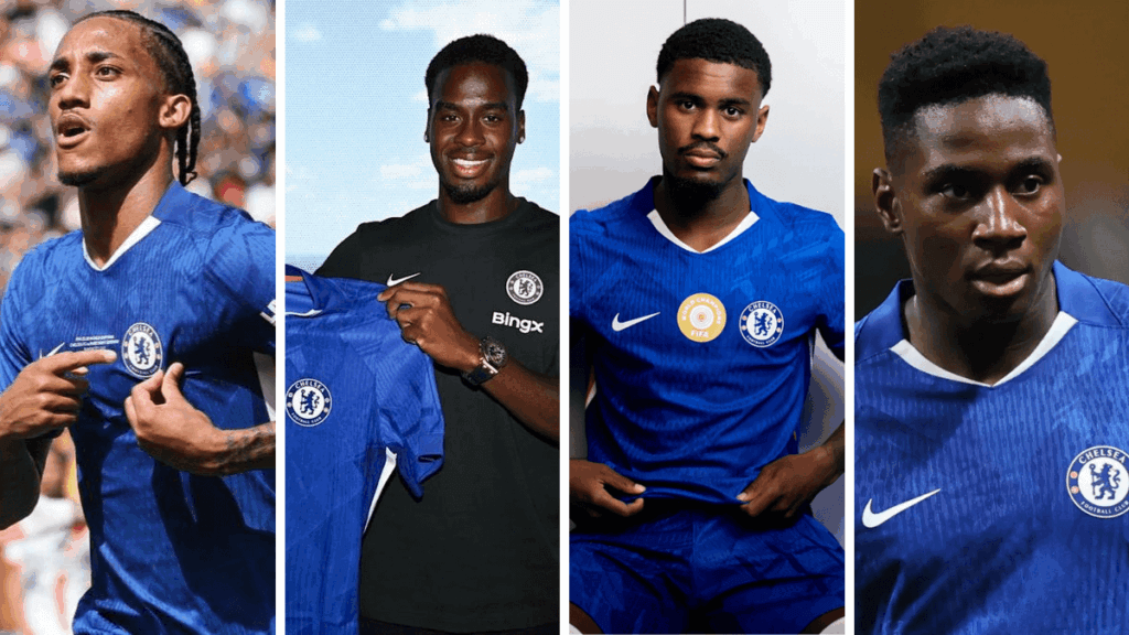 Joao Pedro, Jamie Bynoe-Gittens, Jorrel Hato, Darío Essugo son los nuevos jugadores del Chelsea.