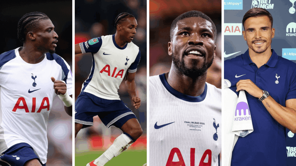 Mohammed Kudus, Mathys Tel, Kevin Danso y João Palhinha son los nuevos jugadores del Tottenham.