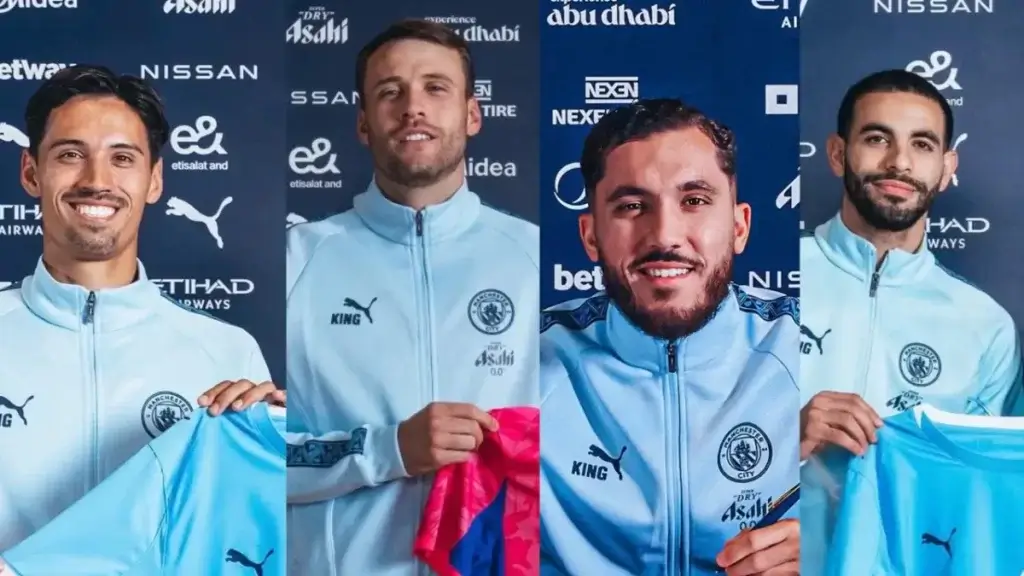 Tijjani Reijnders, Rayan Cherki, Rayan Äit-Nouri, fichajes del Manchester City.